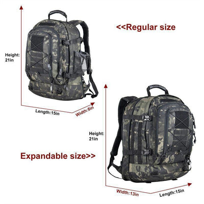 60L Rucksack 3P Outdoor Travel Hiking Rucksacks Camping Climbing Bags