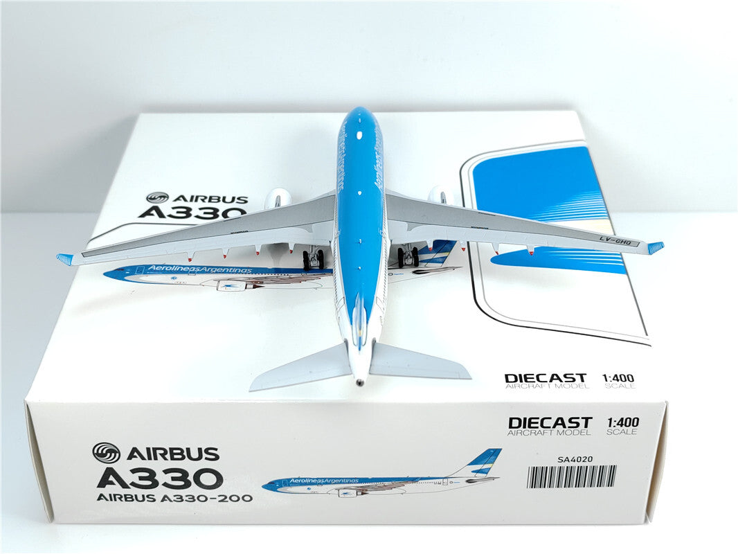 1:400 JC Wings ARGENTINAS AIRBUS A330-200 Passenger Airplane Diecast Model