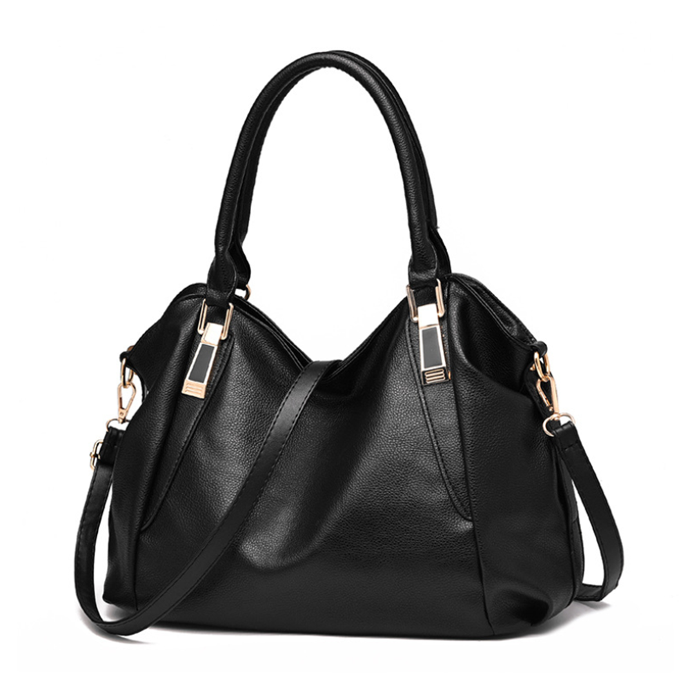 Women Fashion Faux Leather Handbags Tote Shoulder Bag Messenger Crossbody Purse