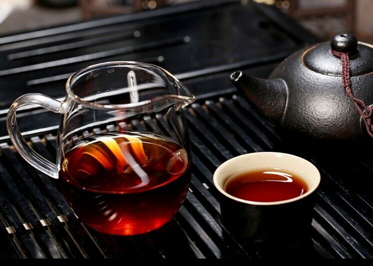 YunNan BuLangShan Ancient Puerh tree tea pu'erh Ripe tea WuFuLinMen Puerh tea