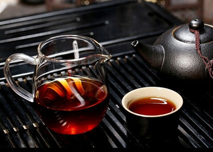 YunNan BuLangShan Ancient Puerh tree tea pu'erh Ripe tea WuFuLinMen Puerh tea