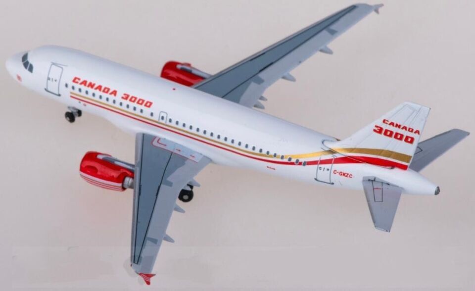 1:400 Aeroclassics CANADA 3000 AIRBUS A319 Passenger Airplane Diecast Model