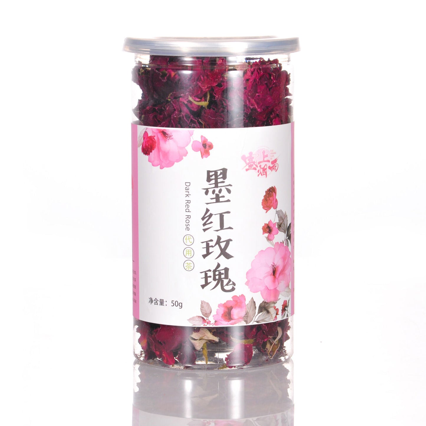 墨红玫瑰花茶养生茶 Ink Red Rose Tea Wellness Corolla Dried Flower Tea