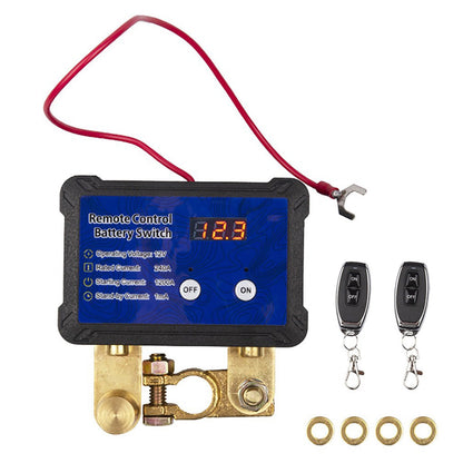 1PCS New Remote Battery cut off switch 12v With an LED voltage display