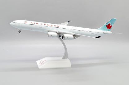1:200 34CM JC WINGS Air Canada AIRBUS A340-500 Airplane Diecast Aircraft Model