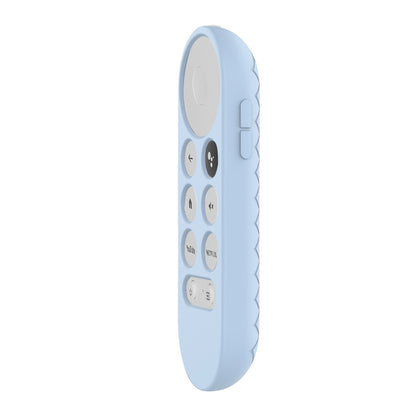 Blue Silicone Case Cover Shell For Google Chromecast TV 2020 Voice Remote A