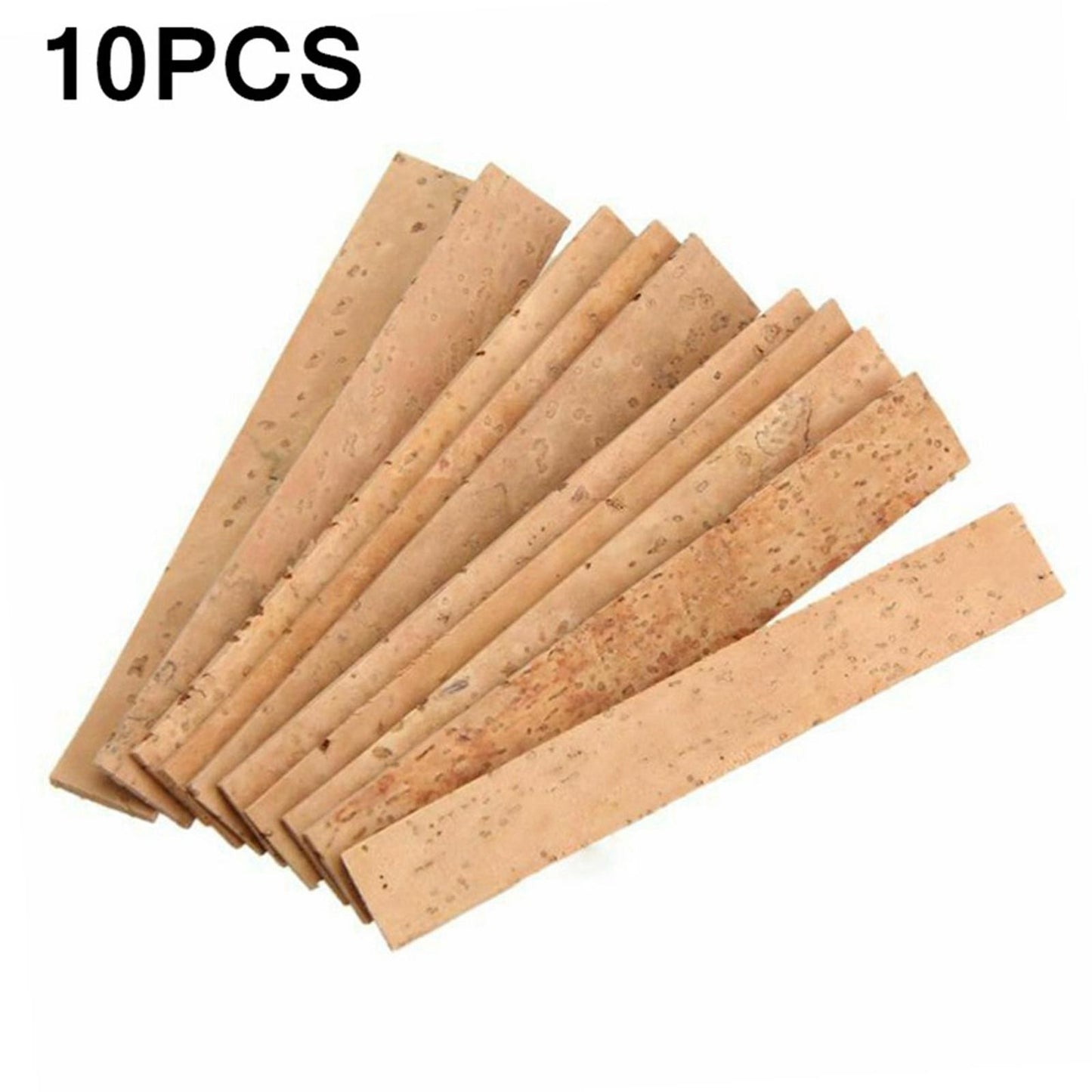 10pcs Natural Clarinet Neck Cork Sheet 8x1.1x0.2cm for Clarinet Neck Joint