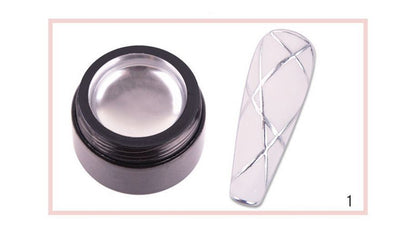 Nail Polish 8ml Jars Silver Gold Mirror Metallic Lacquer UV Gels Soak Off Paints