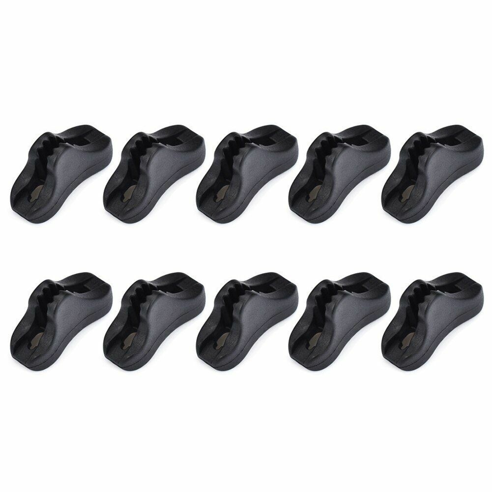 10/20Pcs Tent Awning Rope Buckles Fastener Adjuster Non-Slip Cord Camping Tools