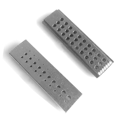 30 Holes Riveting Drilling Staking Punch Block Plate Watch Jewelry Repair Tool f
