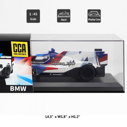 1/45 Scale 2024 BMW M Hybrid V8 Model Car Metal Diecast Toy Cars Collection Blue