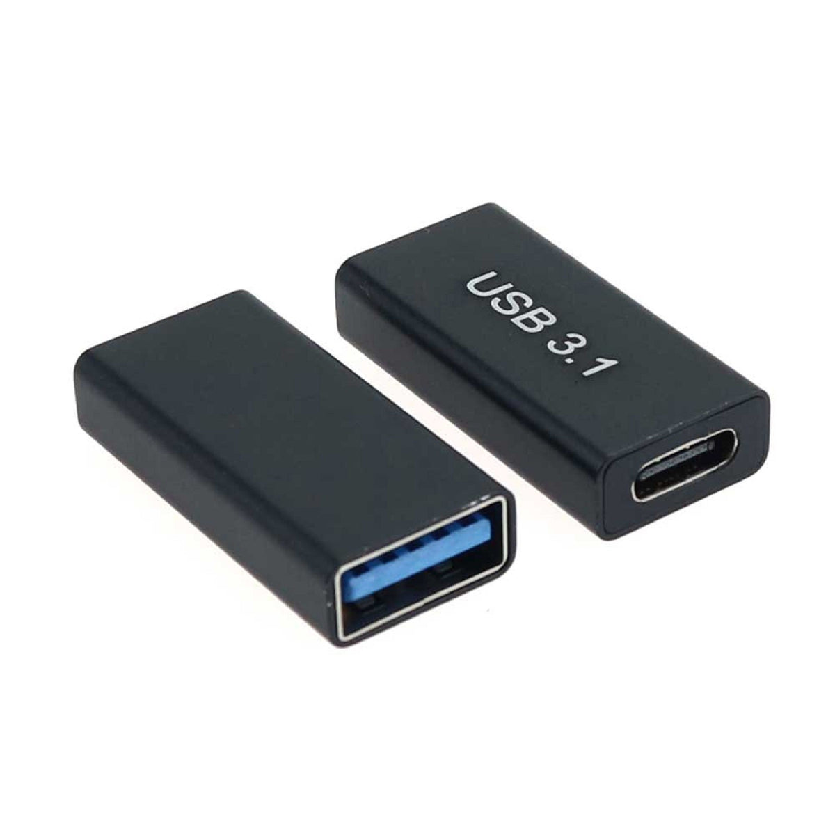 USB 3.0 Coupler Female to USB Type C Female Adapter Extender Converter A