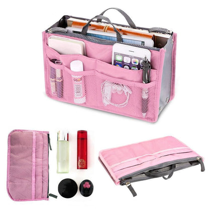 Organizer Insert Bag Folding Storage Bags Travel Insert Felt Organizer Purse 1PC