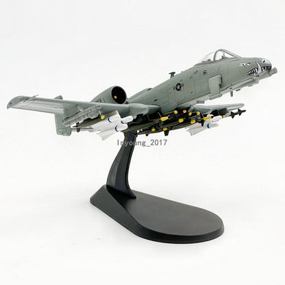 1/100 A-10 Thunderbolt II Warthog Attach Plane Model Diecast Airplane Model