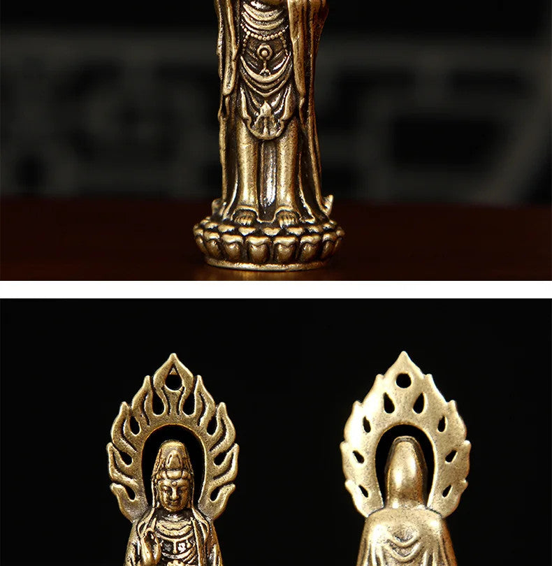 Buddha Guanyin Statue Bodhisattva Buddha Statue Desktop Decoration Handicraft