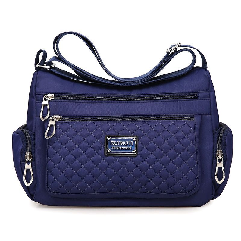 Nylon Shoulder Bag Waterproof Crossbody Bag All-Match Handbag Travel Handbag 1PC
