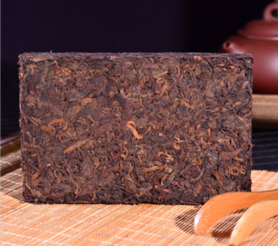 250g Yunnan Pu'er Ripe Tea Brick Old Pu'er Old Tea Brick Ripe Tea Brick