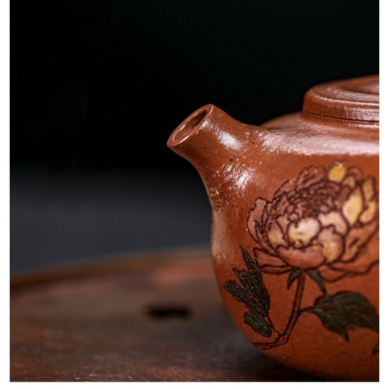 Yixing Original Jiangpo Clay Teapot "Peerless Beauty" Additive-Free Handmade Pot