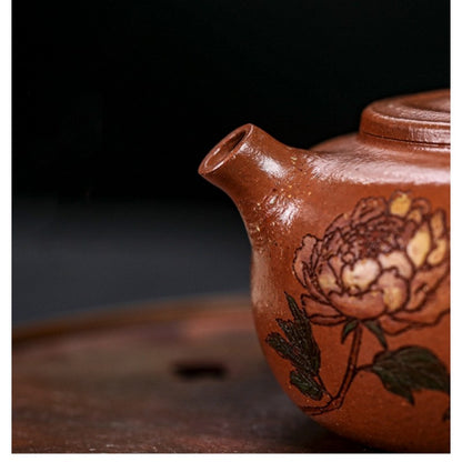 Yixing Original Jiangpo Clay Teapot "Peerless Beauty" Additive-Free Handmade Pot