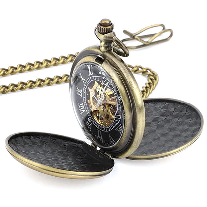 Men's Mechanical Retro Pocket Watch provide long-lasting wear resistance