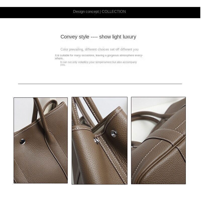 Genuine Leather Garden Bags Women Women's Handbag Tote Crossbody Shoulder Bag