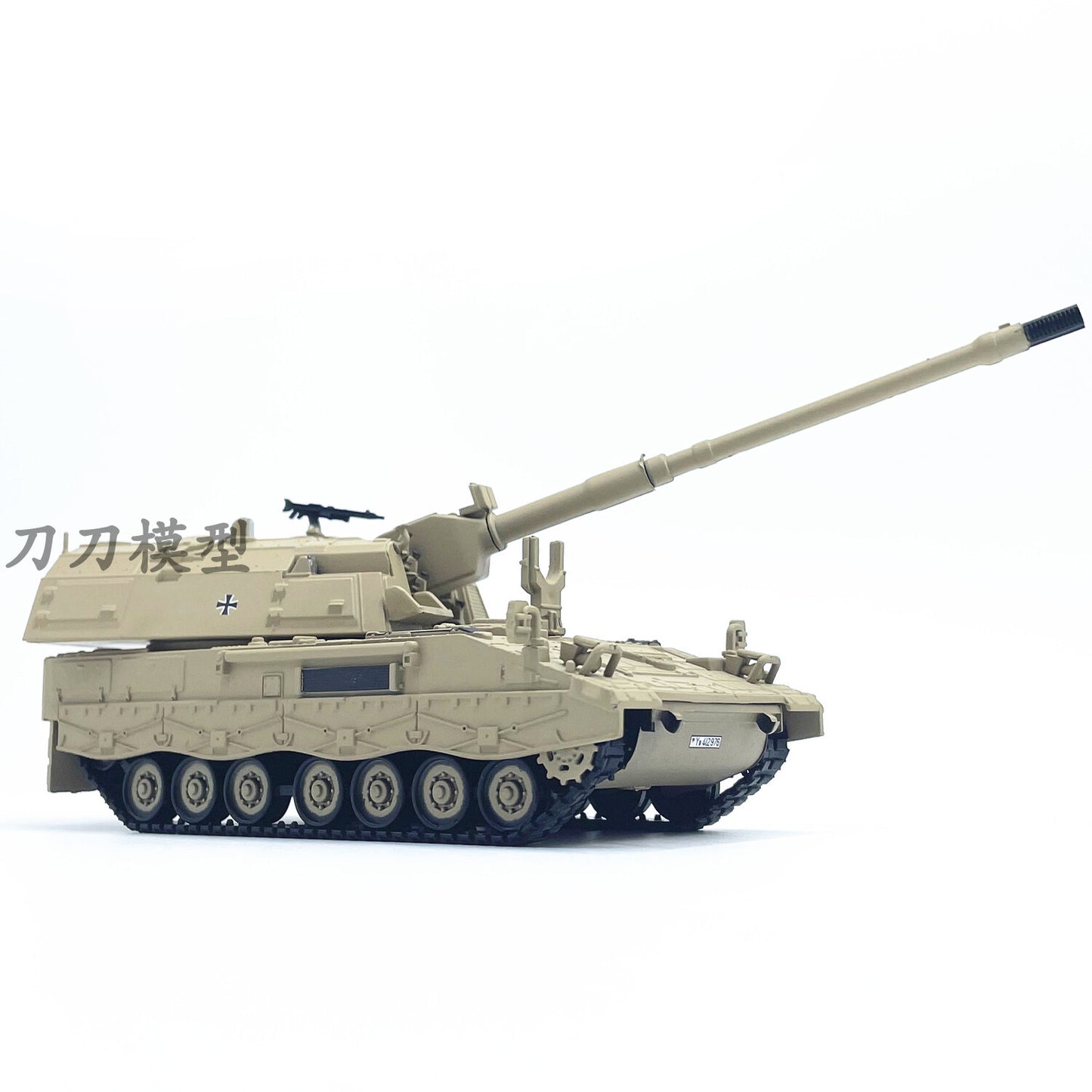 1:72 German PZH2000 self-propelled gun howitzer tank chariot simulation model