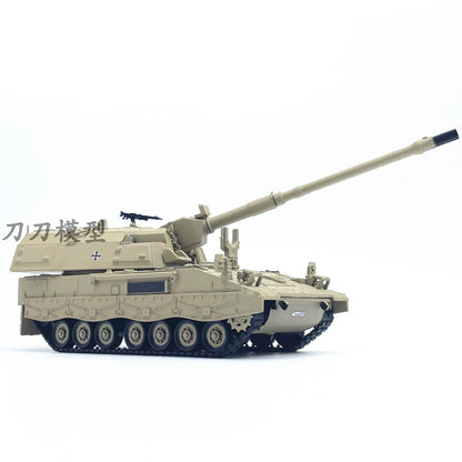 1:72 German PZH2000 self-propelled gun howitzer tank chariot simulation model