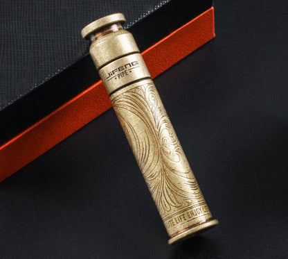 New Pure Brass Tobacco Pipe Tamper Cigar Needle Dredge Pipe Cleaning Tool