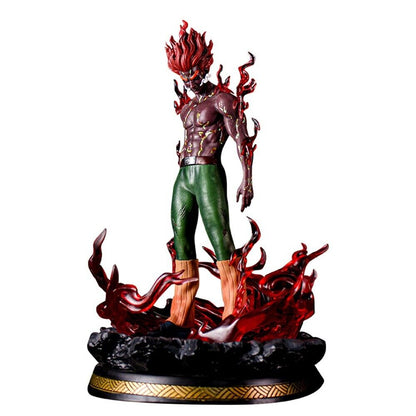 Anime Naruto Shippuden GK Might Guy Eight Gates PVC Action Figure Model Statue