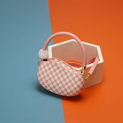 Strap Bag One Shoulder Handbag Crossbody Purse Elegant Shell Shaped 21*14*7*12CM