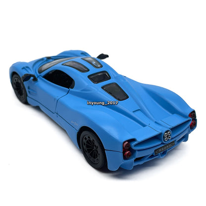 1/36 Pagani Utopia 2024 Model Car Diecast Toy Cars Toys for Boys Kids Gifts Blue