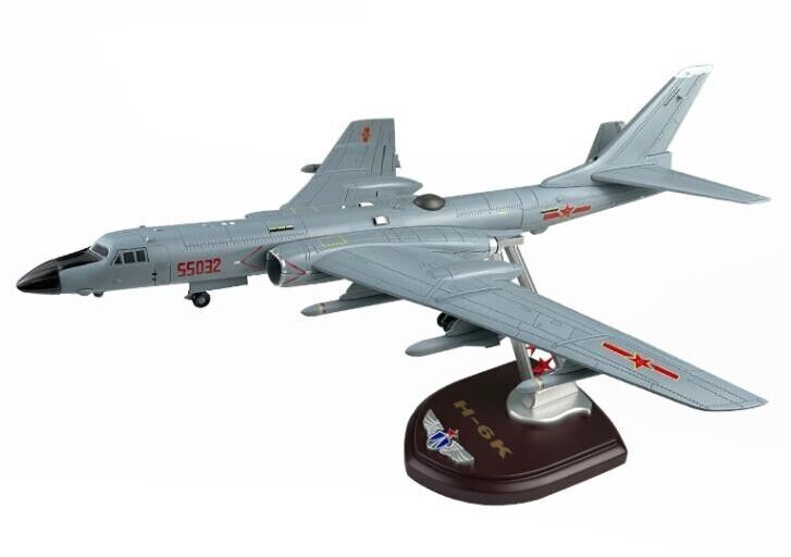1:68 52CM H-6K Strategic Bomber Fighter Plane Diecast Military Aircraft Model
