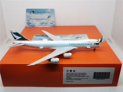 1:400 JC Wings CATHAY PACIFIC B747-8F Passenger Airplane Diecast Aircraft Model