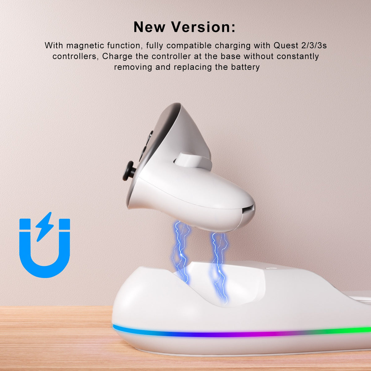 Charging Stand Meta Quest 2/3/3S VR Handle Controller Accessories Storage Dock