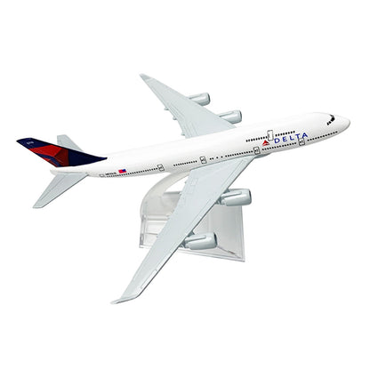 1/400 16cm Delta B747 Alloy Plane Model Diecast Airplane Model Collection