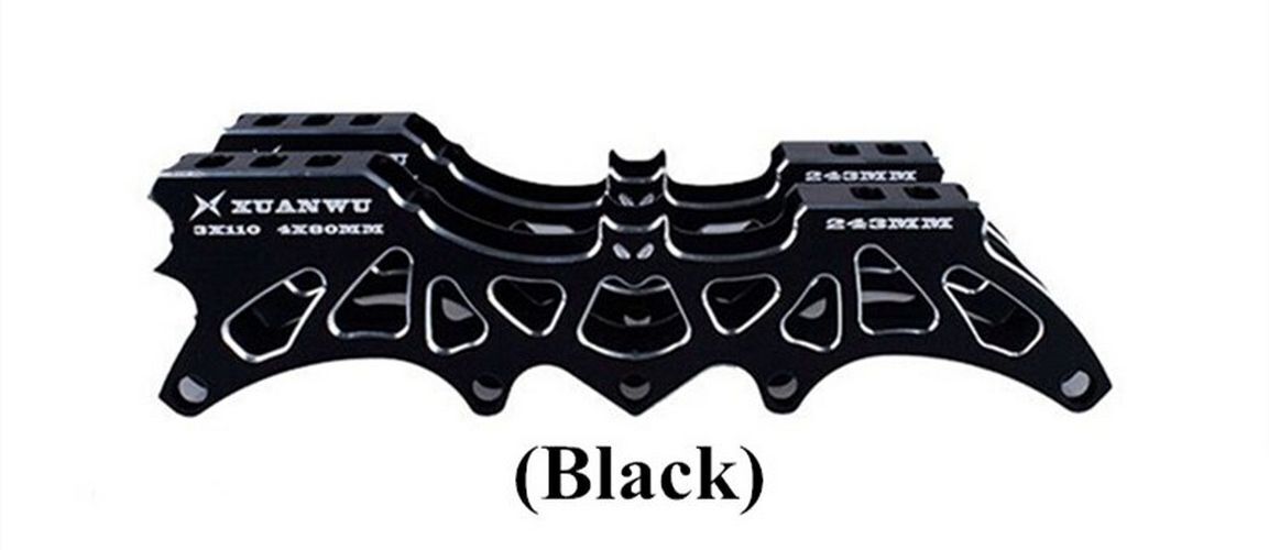3*110mm/ 4*80mm Skate Frame Inline Speed Skate Base Boot Nail Distance 150-195mm