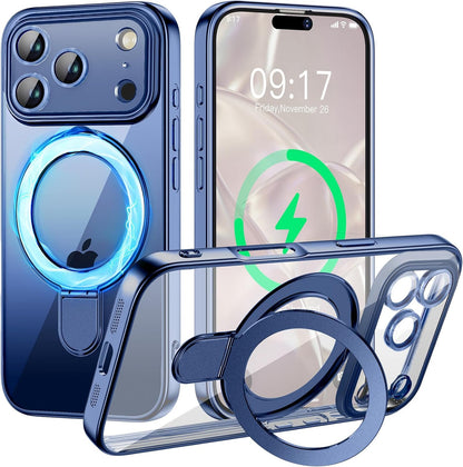Magnetic for Iphone 17 Pro Max Case with Invisible Stand[Compatible with Magsafe