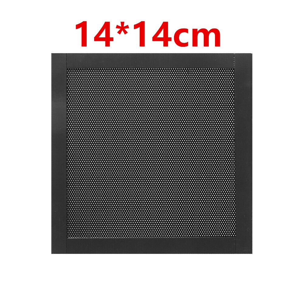 14*14cm Computer PC Cooling Fan PVC+Magnet Dust Filter Case Mesh Net Cover