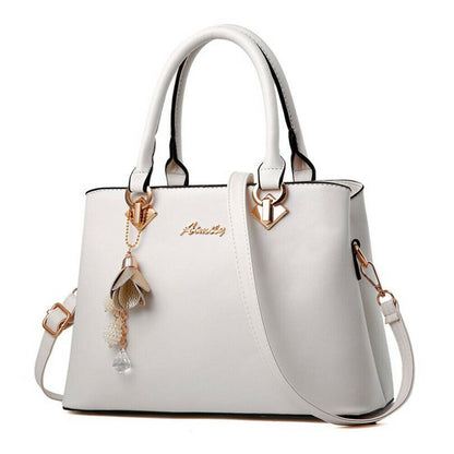 Womens Ladies PU Leather Shoulder Bag Purse Handbags Crossbody Messenger Totes