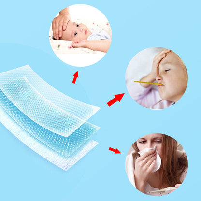 10Pcs/bag Pain Relief Baby Fever Patch Bring Fever Down Cooling Gel for Headache