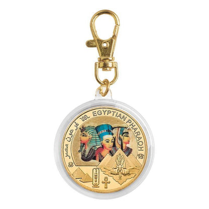Commemorative Challenge Coins Egyptian Pharaoh Gold Plated Craft Souvenir 1.57in