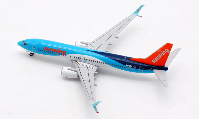 JC Wings Sunwing Airlines B737-800 G-FDZY 1:400 DIECAST plane Pre-builded Model