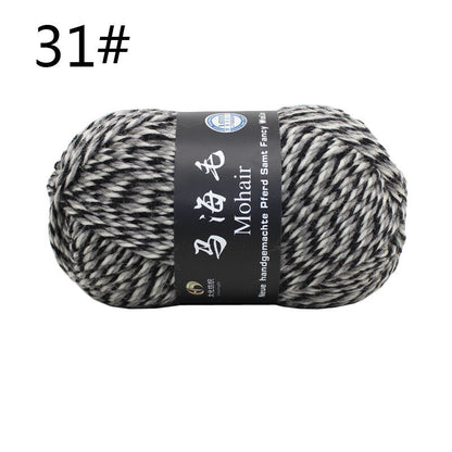 Hot Sale 100g Soft Mohair Cashmere Yarn Thick Woven Knitting Wool Crochet Yarn