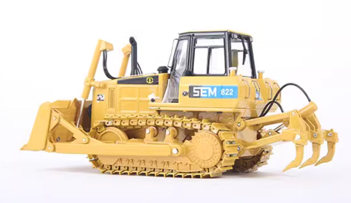1:35 19CM SHANGGONG SEM822 Dozer Construction bulldozer Machinery Diecast Model