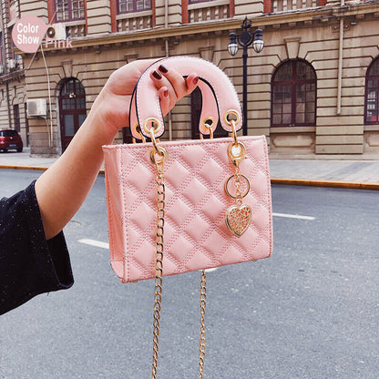 Bags Women Plaid Bag Ladies Shoulder Chain Tote Messenger Crossbody HandBag