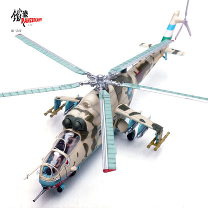 1:72 Panzerkampf MI-24V Azerbaijan Baku Helicopter Diecast Military Plane Model