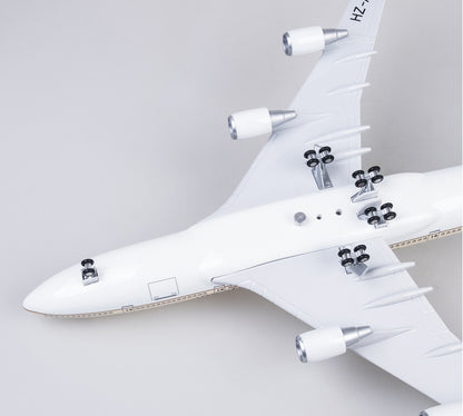 47CM 1:150 SAUDI ARABIAN BOEING 747-400 Airplane Landing Gears Resin Model