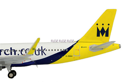 for Geminijets for Monarch Airlines for Airbus A320 G-ZBAA 1:400 Aircraft Model