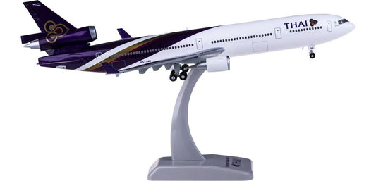 1:200 31CM Hogan THAI McDonnell Douglas MD-11 Passenger Plane ABS Plastic Model