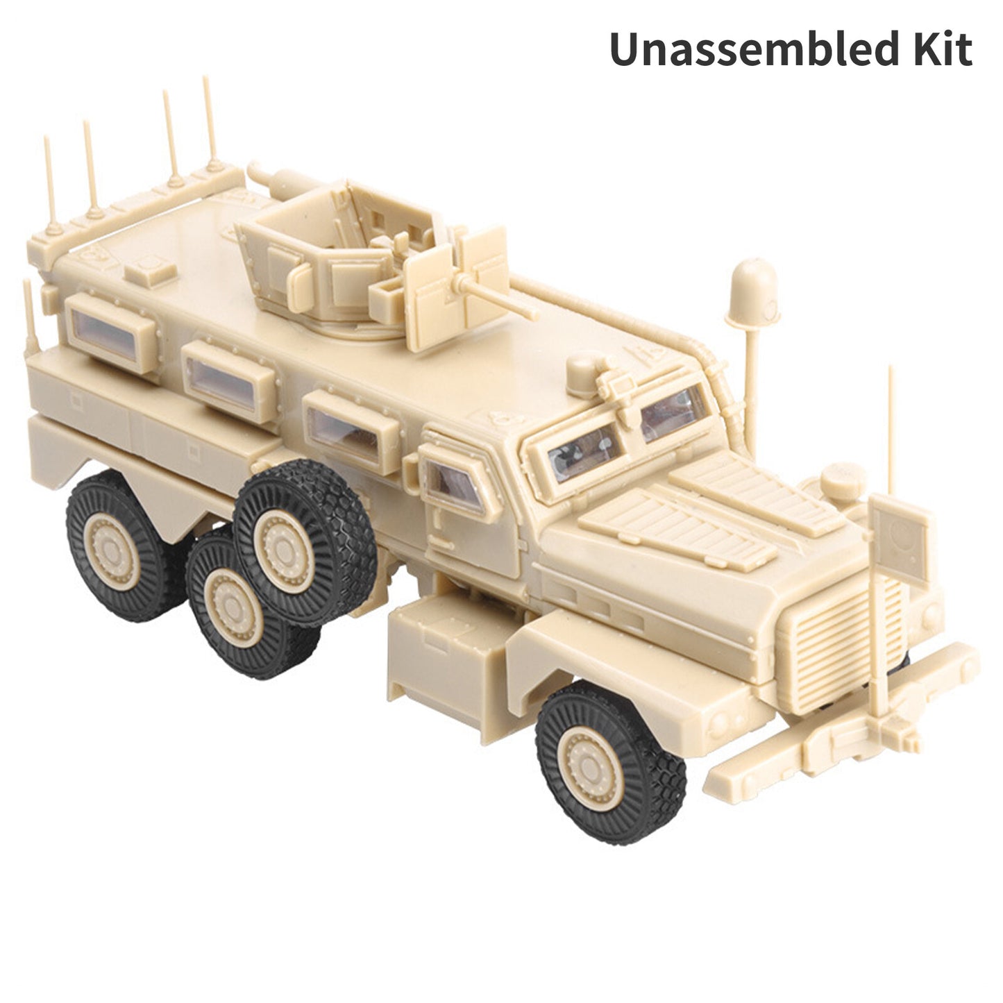 PVC Plastic 1/72 COUGAR 6x6 MRAP Sd.Kfz.7 Half-Track Unassembled Model Kit N